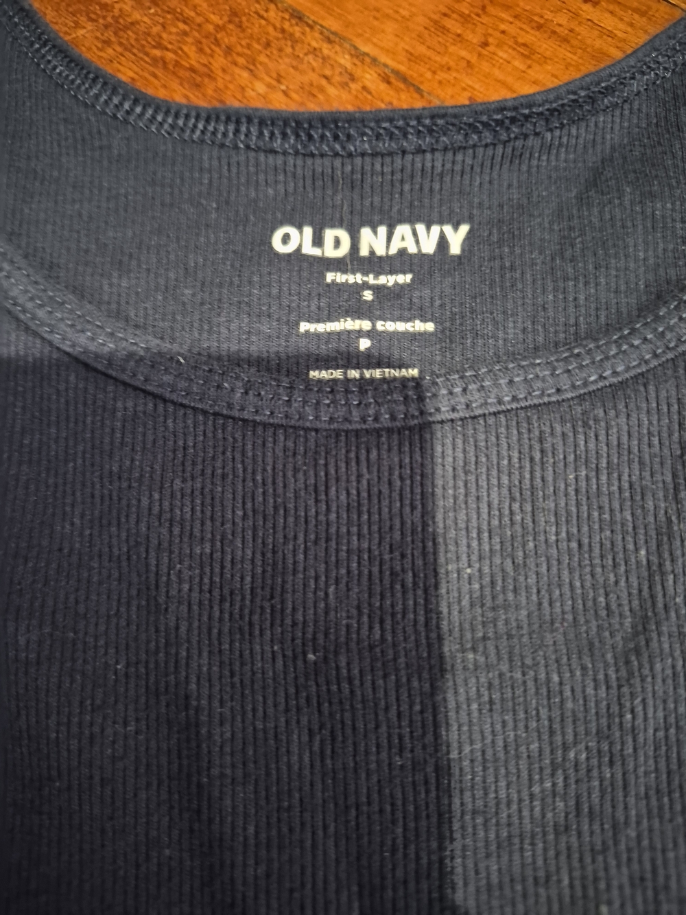 Old Navy And Shein Tanks & Strappy Bralette 3-Piece Set - Navy, Charcoal & Red S - Picture 3 of 5